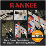 Rankee Corner Guard & Vee Board Extendable Handle with Strap Pusher Head – Twist‑Lock Load Securement Tool for Flatbed Trucks & Cargo Straps