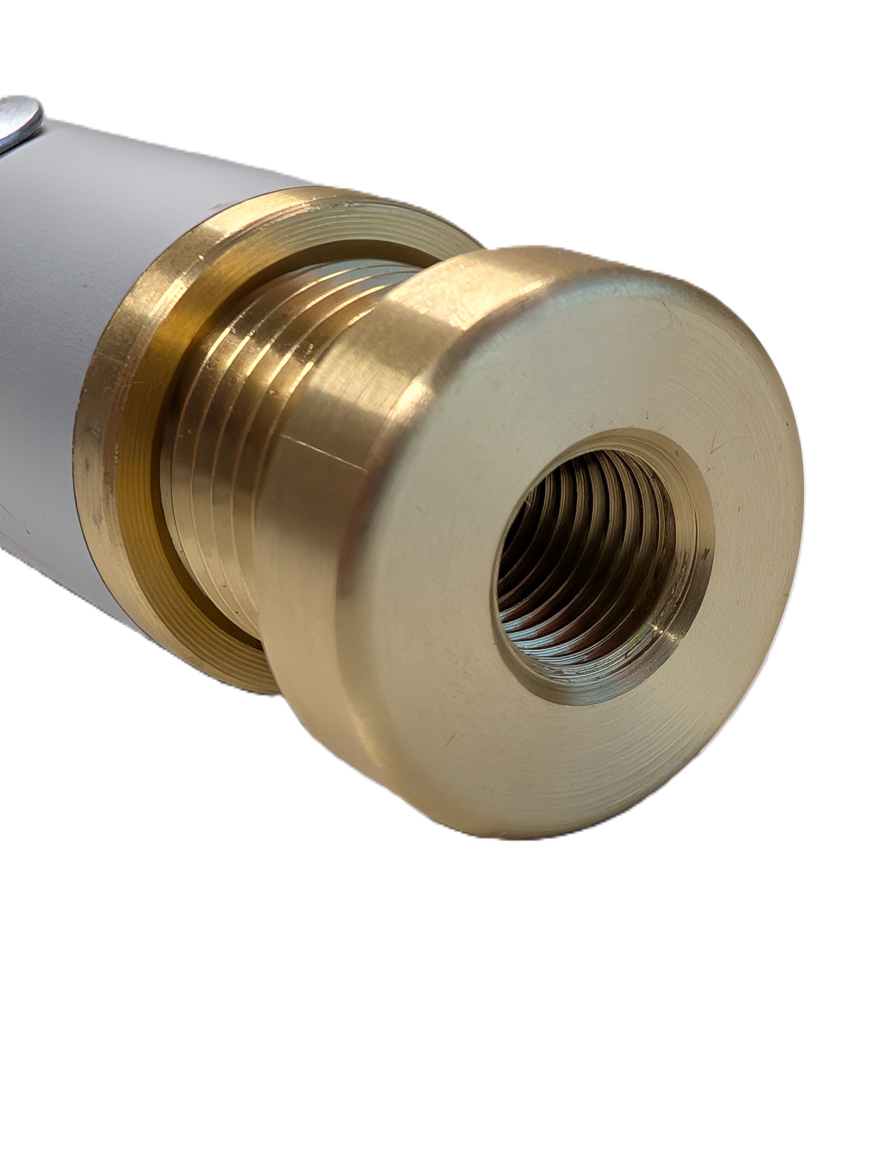 Solid Brass Threaded Adapter Compatible with TapePro Drywall Tools – by Rankee image 1