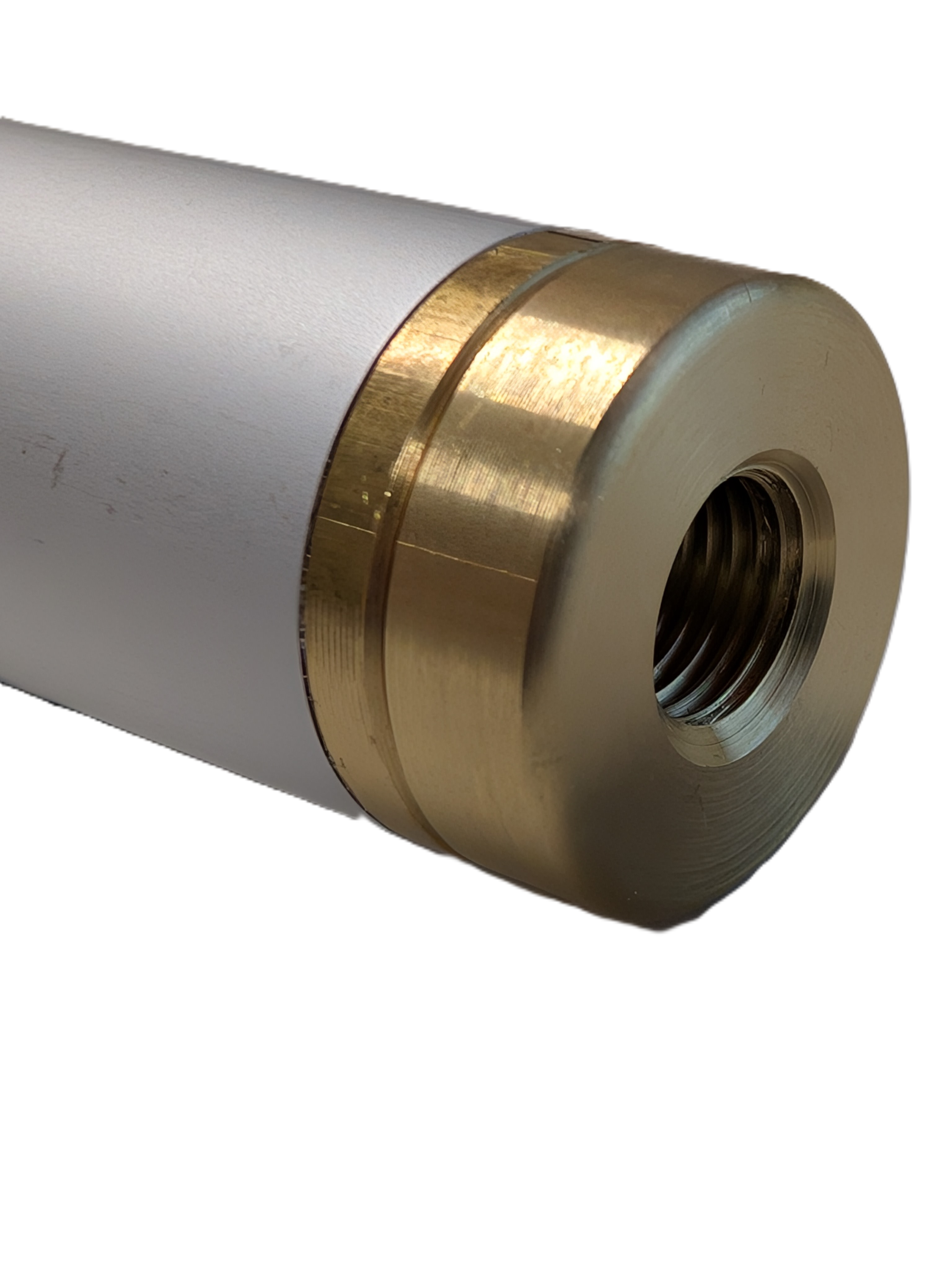 Solid Brass Threaded Adapter Compatible with TapePro Drywall Tools – by Rankee image 2